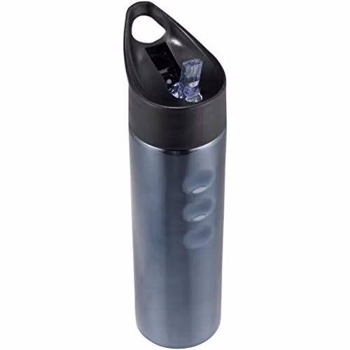 Bullet Trixie Stainless Steel Sports Bottle with Flip Cap in Silver or Grey, 750 ml