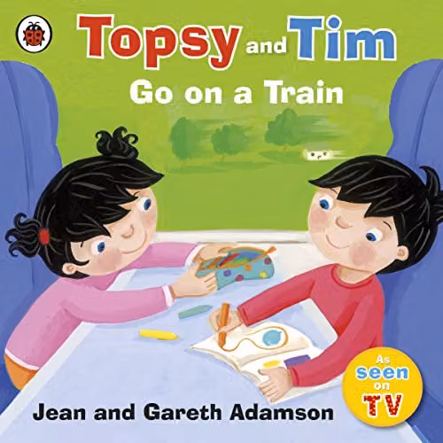 Ladybird Go on a Train Multicolour Paper Book