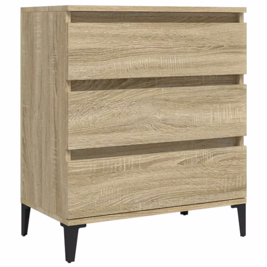 Berkfield Home Sonoma Oak Sideboard in Brown, W/D/H: 60 x 35 x 70 cm – 2