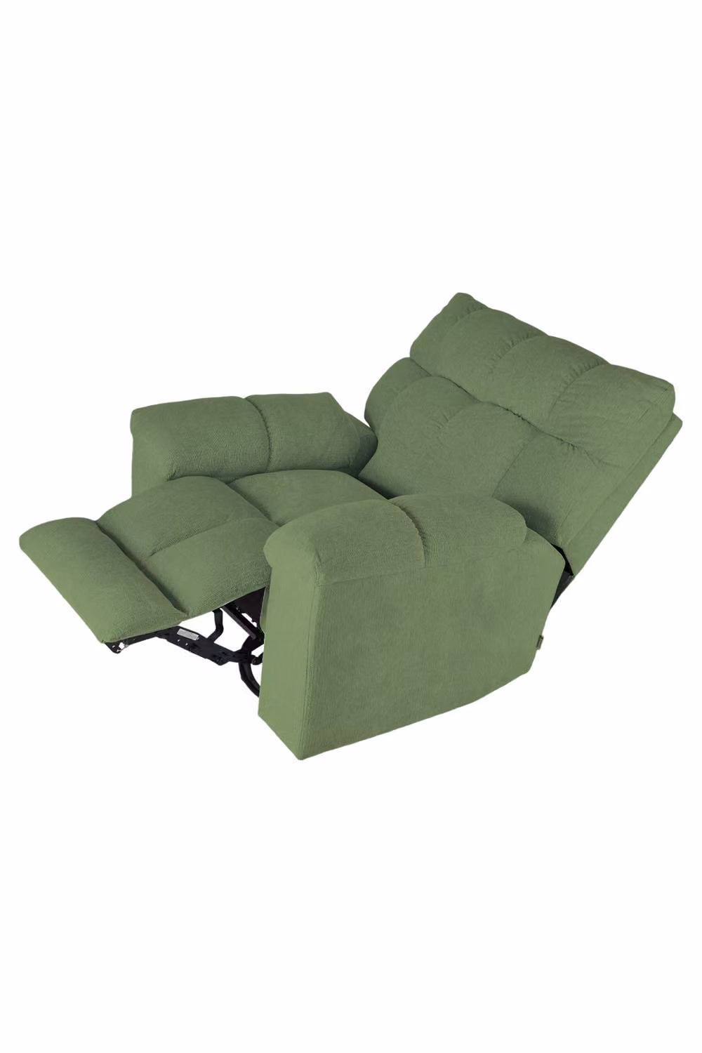 Living and Home Green Fabric 270 Degree Swivel Rocker Recliner Chair with Power Recline and Charging Ports – 2
