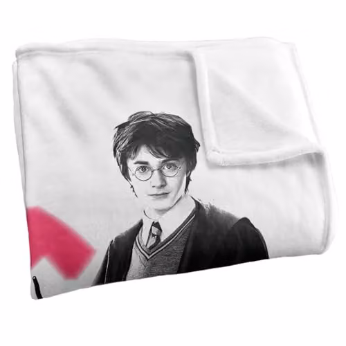 LOGOVISION Harry Potter The Chosen One Super Soft Silky Touch Fleece Throw Blanket, Multicolour, W: 127 cm x D: 152.4 cm x H: 1 cm – 2