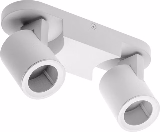 CGC Lighting Carla Double White Modern Cylinder Ceiling Spotlights
