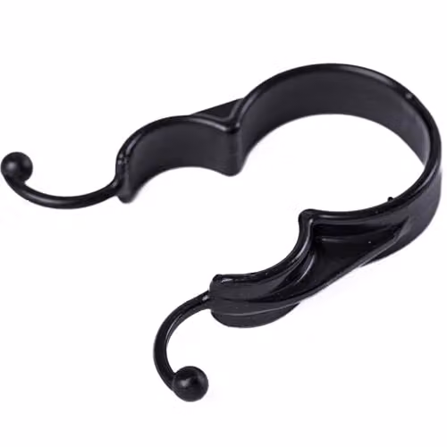 Garden Gear Easy Twist Plant Support Clips, Black Plastic, Pack of 50 – 5