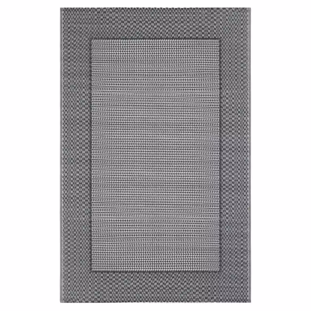 Berkfield Home Grey Outdoor Polypropylene Carpet, W: 160 cm, L: 230 cm – 2