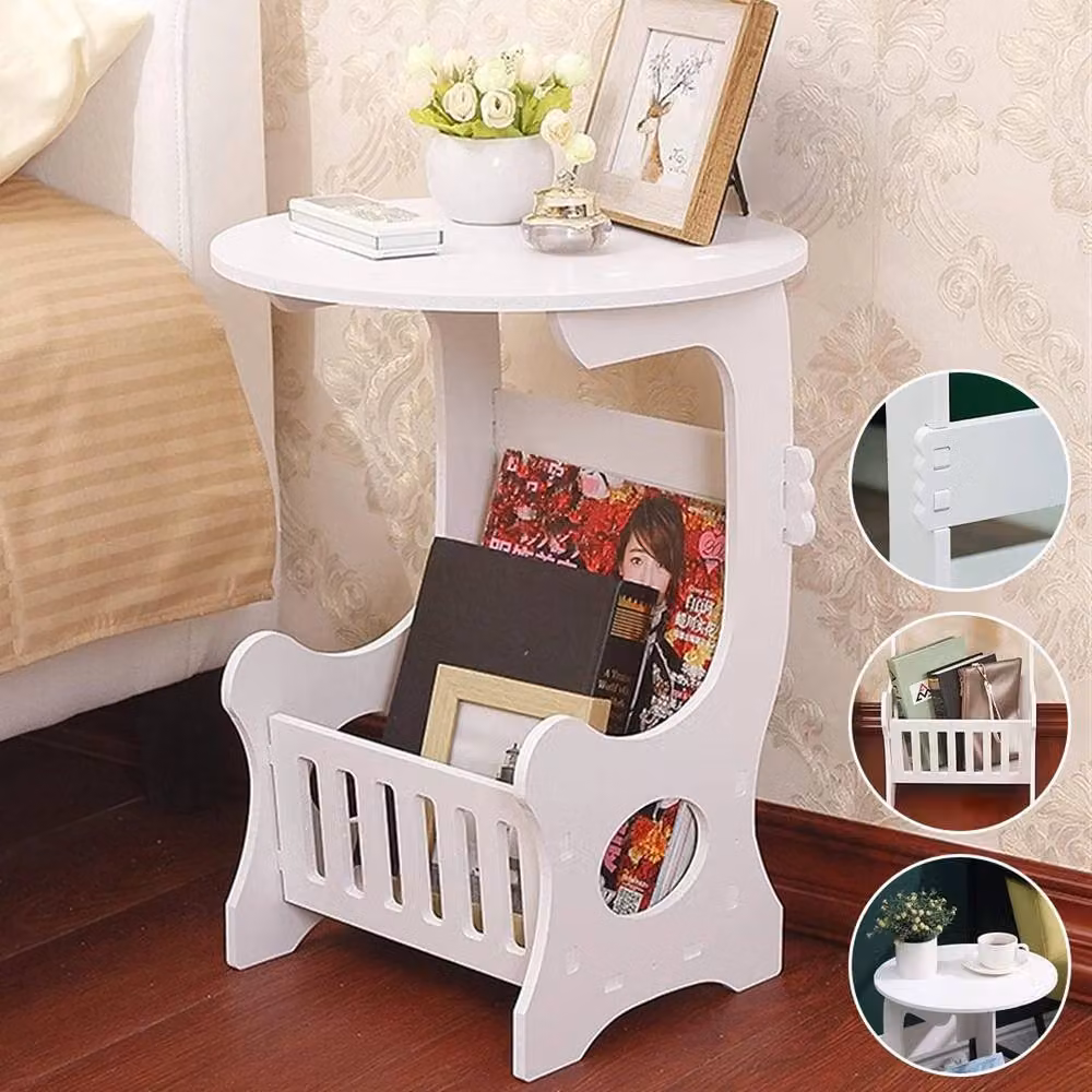 FLAVORA White Tea Coffee Small Table, White – 4