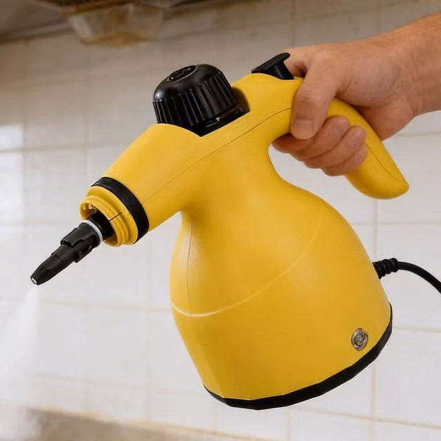 Ventryn Handheld Portable Electric Steam Cleaner in Yellow – 1