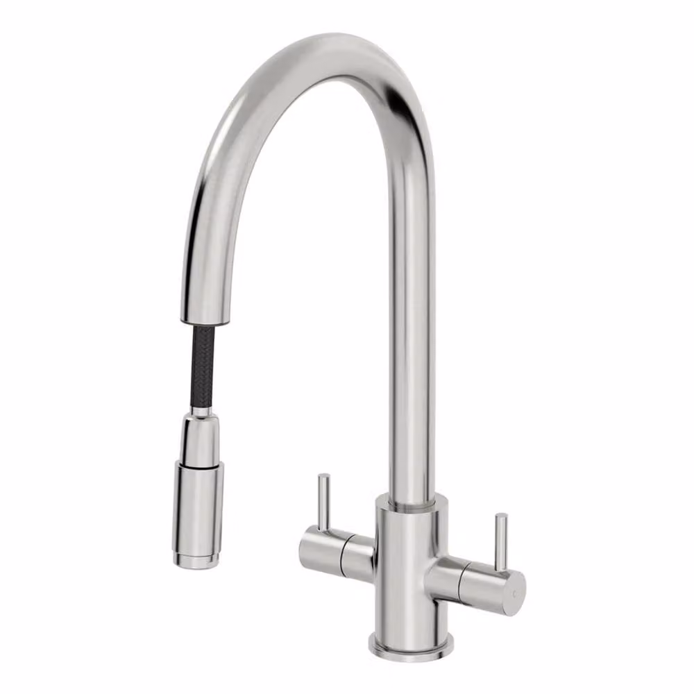 SPETLEK Pull Out Kitchen Tap in Silver Brushed Nickel – 2
