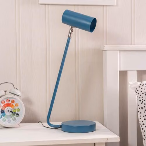ValueLights Blue Metal Adjustable LED Desk Lamp for Reading and Task Lighting – 2