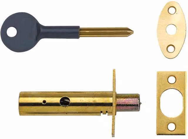 Yale Gold Concealed Mortise Door Security Bolt