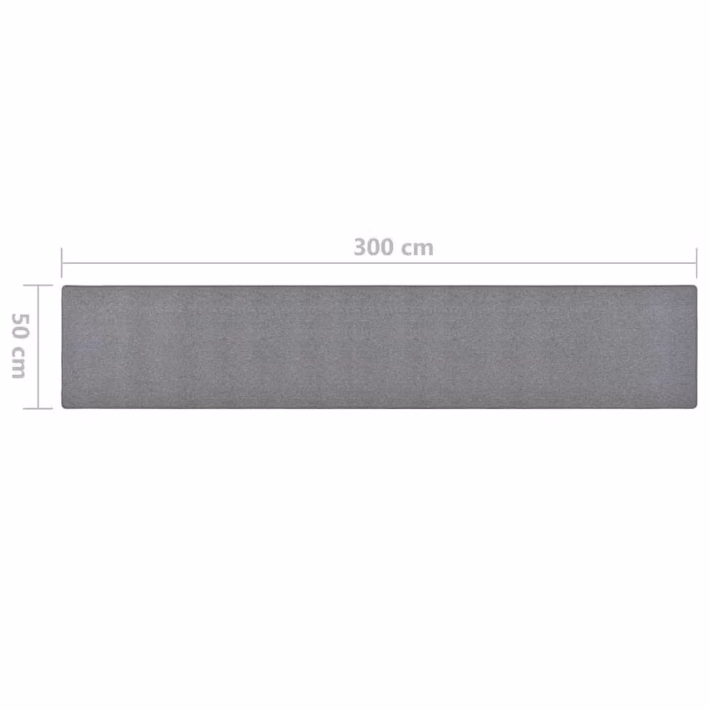 Berkfield Home Elegant Carpet Runner in Dark Grey, W: 50 cm, L: 300 cm – 3