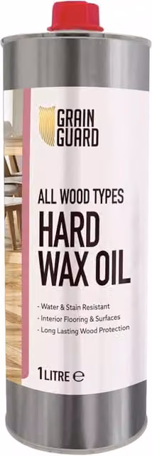 Grain Guard Natural Water Repellent Hard Wood Oil Wax, Clear, 1 l