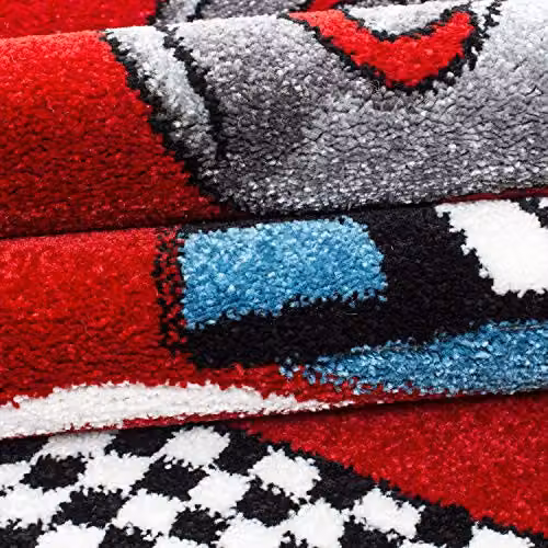 Bravich LTD Red Racing Car Kids Rug W: 80 cm, L: 150 cm – 4