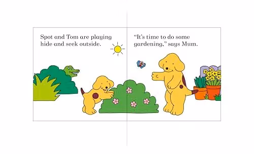 Find Spot in the Garden: A Lift-The-Flap Board Book by Puffin, Multicolour – 2
