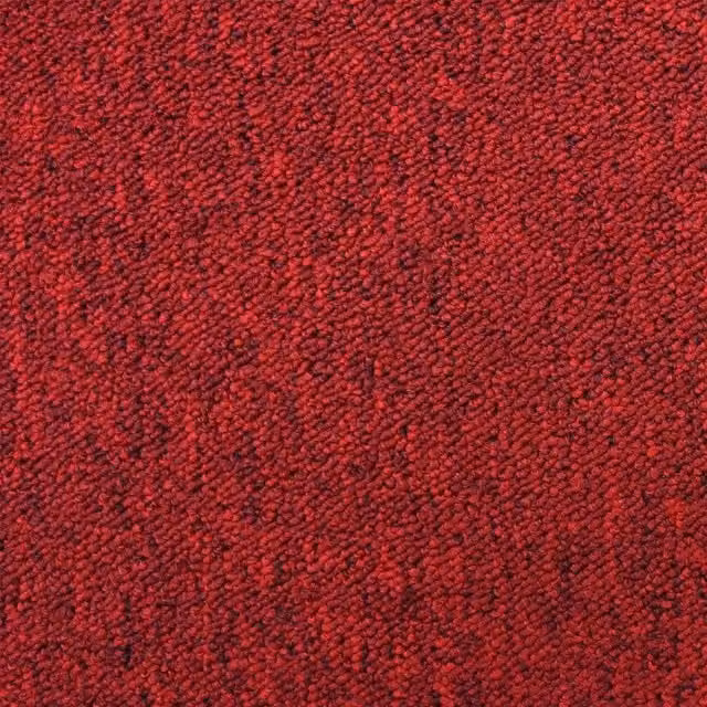 Monstershop Red Polypropylene Carpet Tiles, 10m2, Glue Down
