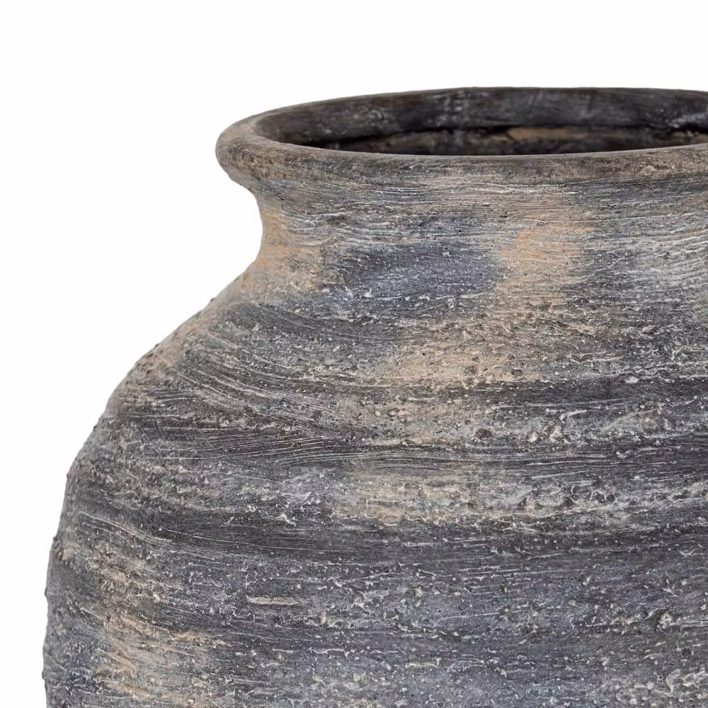 Wyld Haus Bramble Large Dark Ages Layered Ceramic Vase in Black – 4