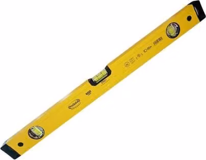 ProSolve Heavy Duty Aluminium Spirit Level, Silver and Yellow, Length: 60 cm