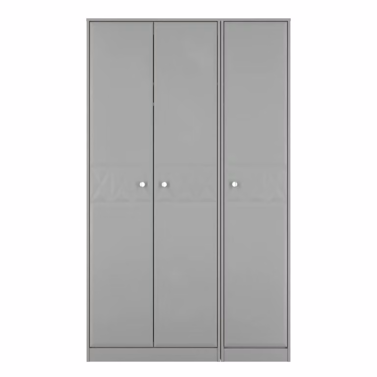 Ready Assembled 2 U Toledo 3 Door Wardrobe in Dark Grey