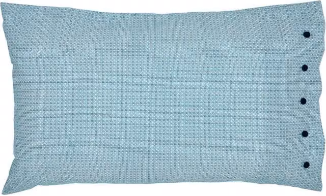 Bedeck of Belfast Mieko 2 Pack Pure Cotton Graphic Pillowcases in Petrol and Turquoise Mix