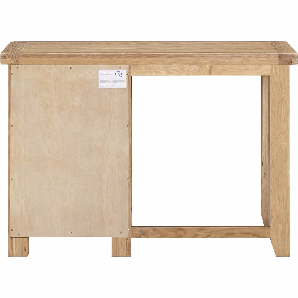 Seconique Windsor 3 Drawer Dressing Table in Brown Wood – 2