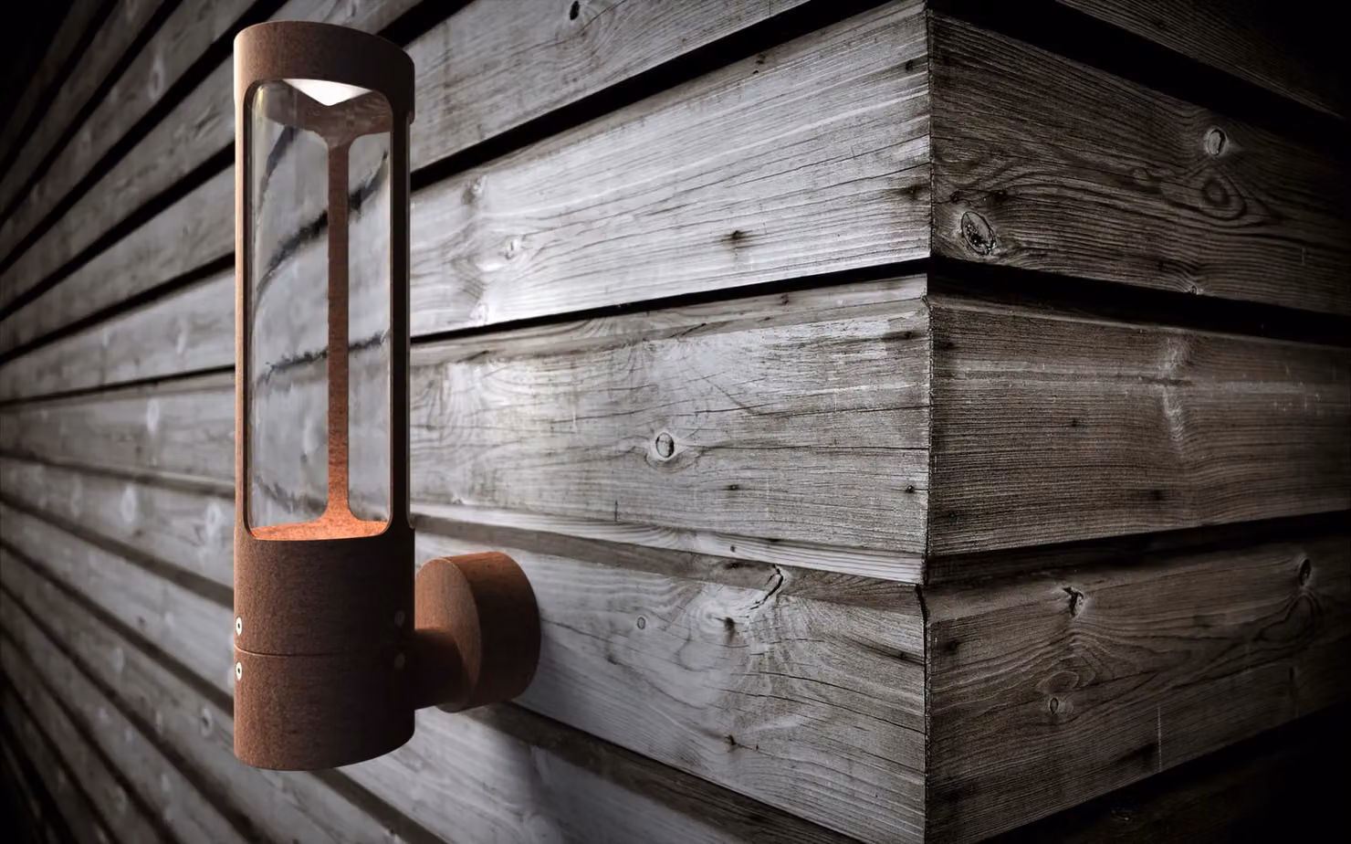 Nordlux Helix Outdoor Wall Light, Brown Corten Steel, GU10, IP44, Mains Powered – 2