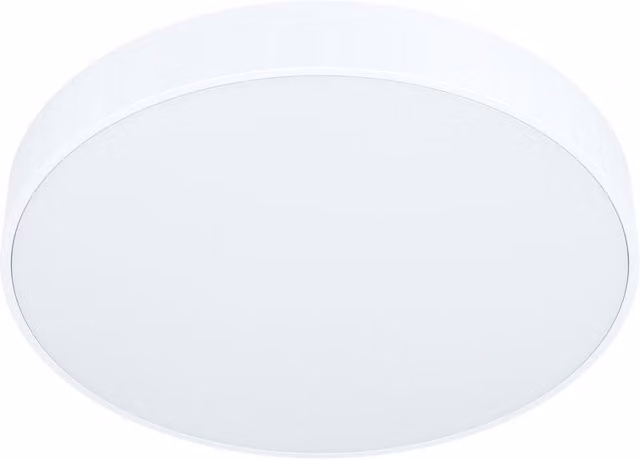 Loops White Flush Ceiling Light with Included 18W LED Bulb