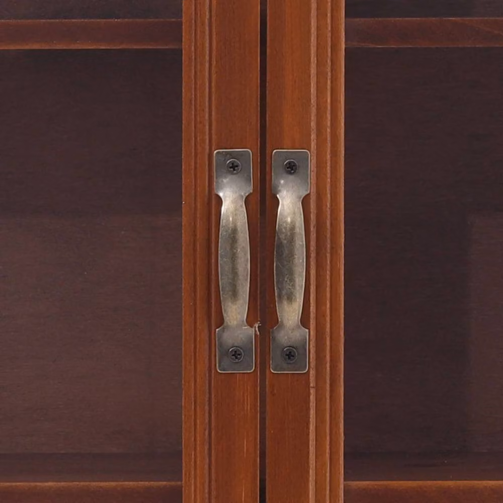 Garden Sanctuary Rustic Wood 2 Door Desktop Storage Organiser in Brown – 4