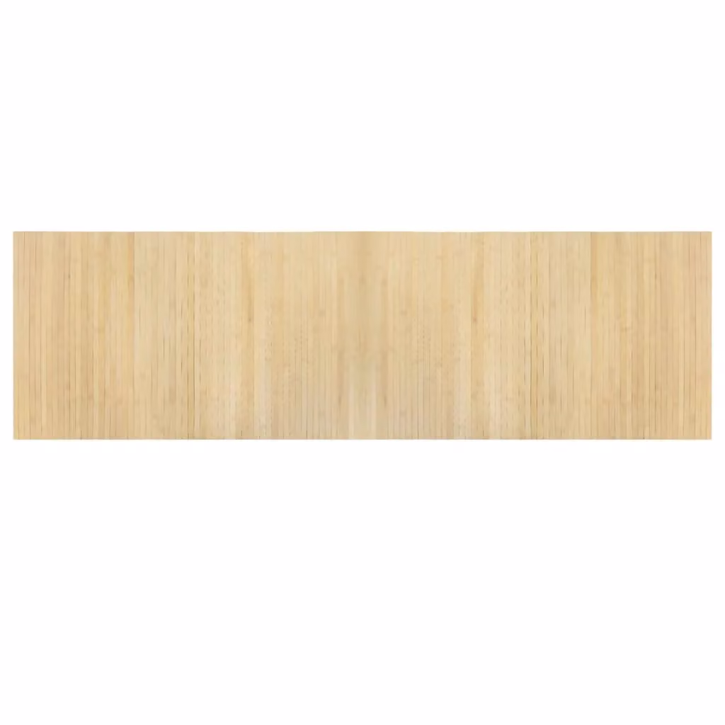 Berkfield Home Rectangular Bamboo Rug in Beige, W: 60 cm, L: 200 cm – 1
