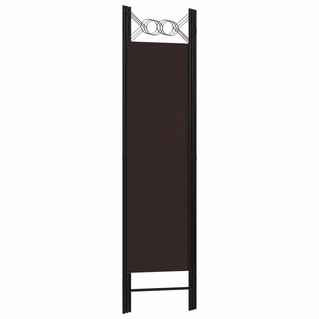Berkfield Home 3-Panel Room Divider in Brown, W: 120 cm, H: 180 cm – 3