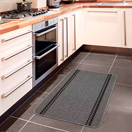 THE RUGS Machine Washable Non-Slip Designer Area Rug with Bordered Design, W/D: 80 x 50 cm – 5