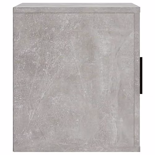 vidaXL Modern TV Cabinet in Concrete Grey, W/D/H: 100 x 35 x 40 cm, Engineered Wood – 3