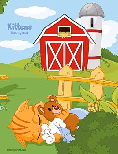 Kittens Colouring Book by Independently Published, Multicolour Paper Edition – 1