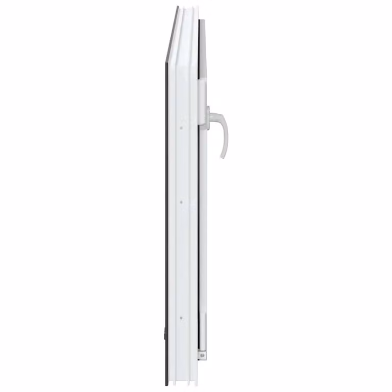 Berkfield Home RISOR Basement Tilt and Turn Window, Anthracite, W: 110 cm, H: 50 cm, DIN Left