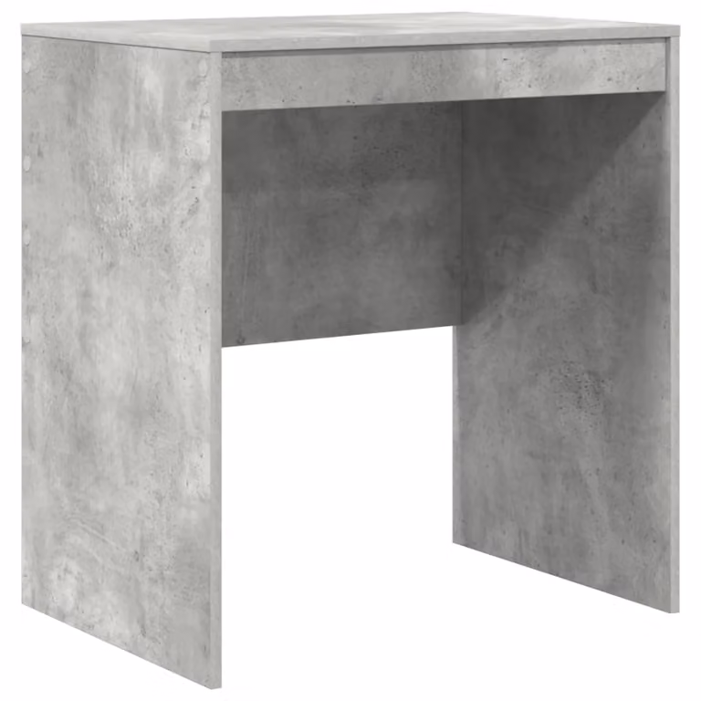 Berkfield Home Writing Desk in Grey MDF with Concrete Look, W/D/H: 70 x 50 x 76 cm