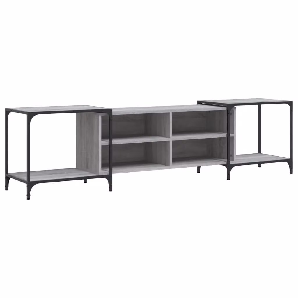 Berkfield Home Grey Sonoma TV Cabinet W: 203 cm, D: 37 cm, H: 50 cm – 2
