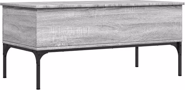 Berkfield Home Grey Sonoma Coffee Table with Lift Mechanism, W/D/H: 100 x 50 x 45 cm