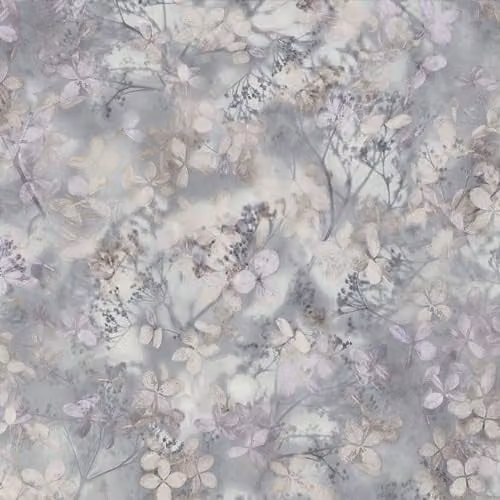 Erismann Abode Play of Light Blossom Grey Floral and Botanical Wallpaper