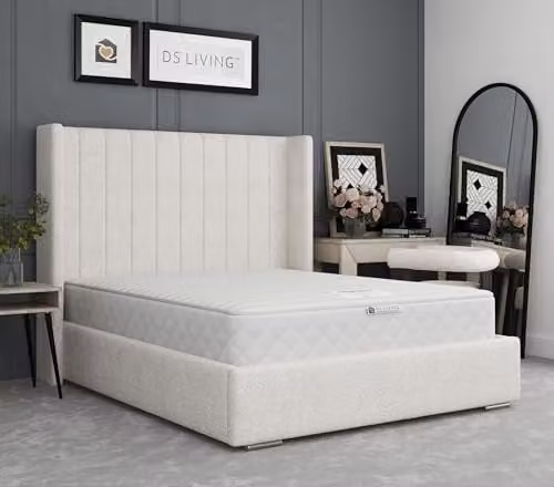 DS Living Aurora Pocket 1000 Serenity Pocket Sprung Mattress, White, W/D/H: 120 x 200 cm – 2