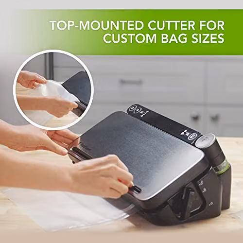 FoodSaver Multi-Use Food Preservation System Vacuum Sealer Machine in Silver and Black – 4