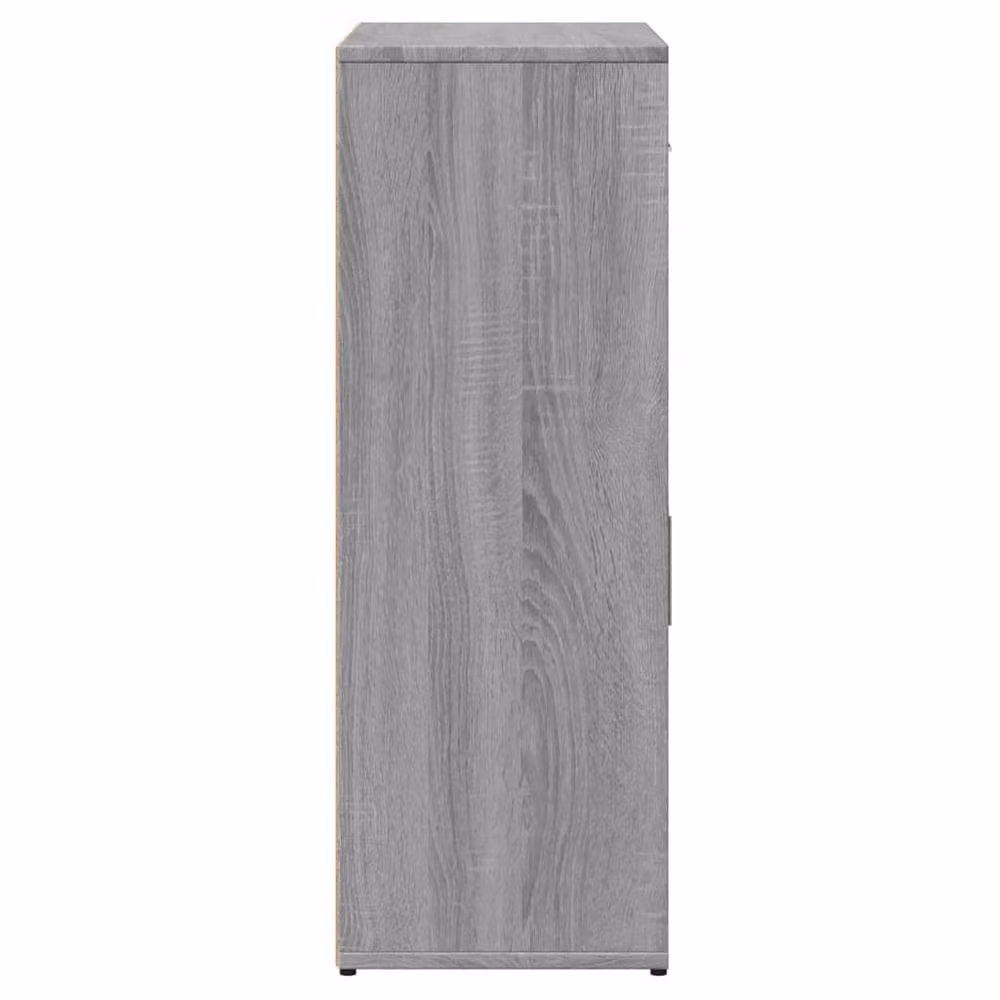Berkfield Home Set of 2 Modern Grey Sonoma Sideboards, W/D/H: 60 x 30 x 84 cm – 2