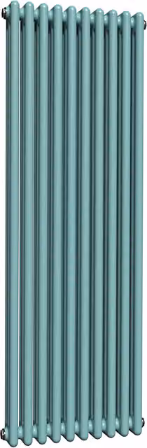 Lux Heat Caribbean Sea Vertical Coloured Column Radiator, H 150 cm x W 47 cm