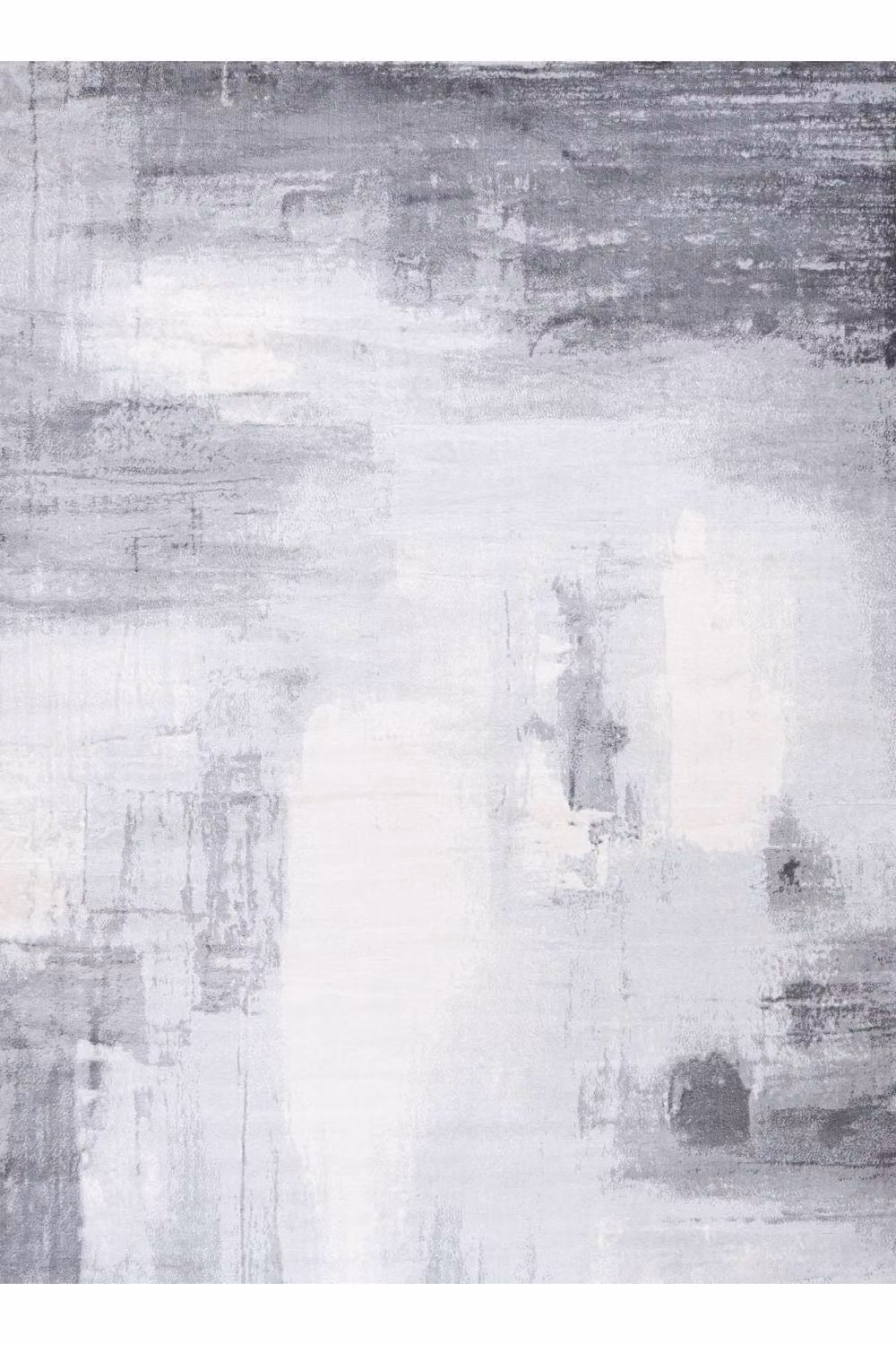THE RUGS Elaris Stain Resistant Abstract Distressed Living Room Area Rug in Grey, W: 200 cm, D: 290 cm – 2
