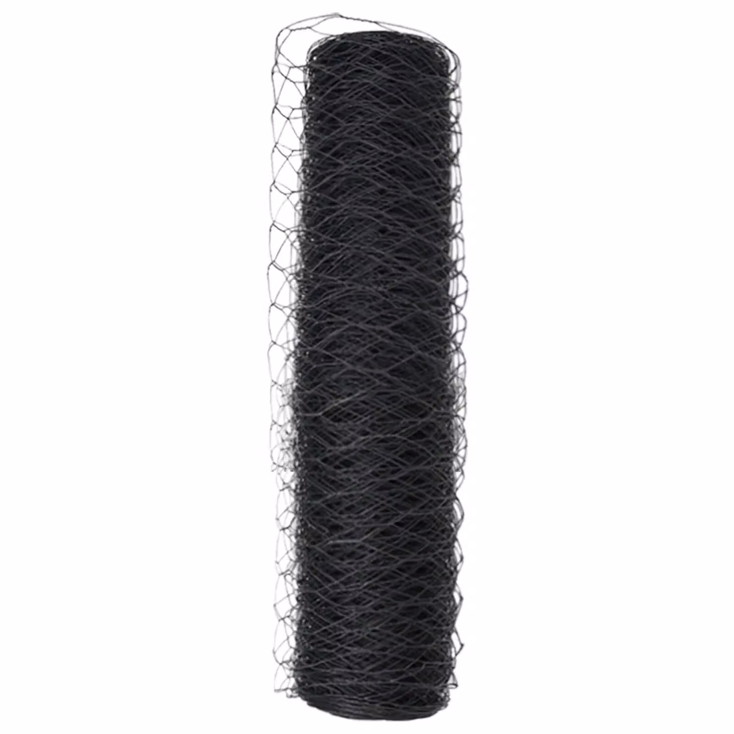 Berkfield Home Grey PVC-Coated Hexagon Steel Fence, H: 0.5 m x W: 10 m – 3