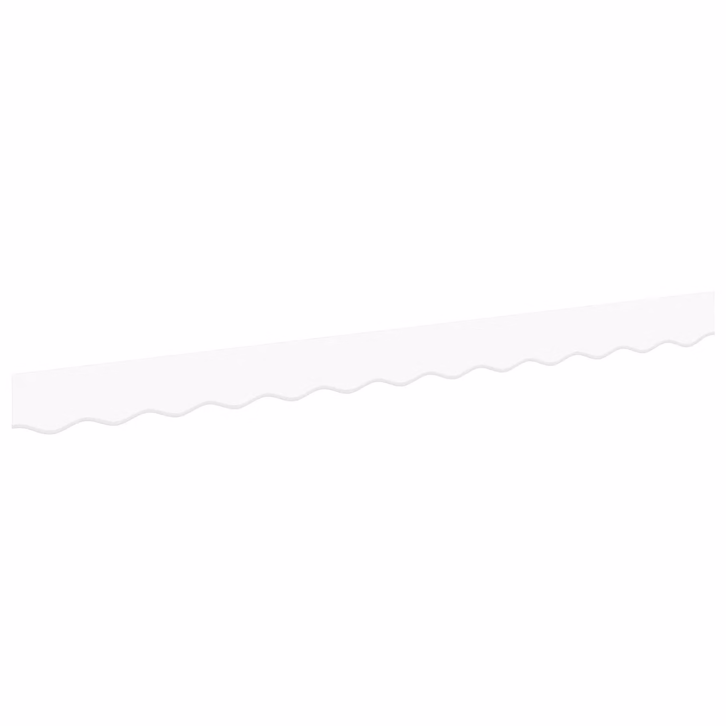 Berkfield Home Awning Valance in White for 3 m Frame, W: 280 cm, H: 20 cm – 2