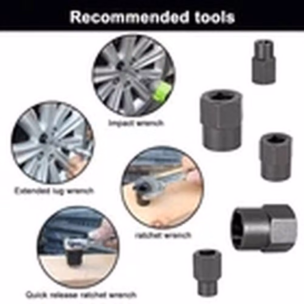 EONLION 15pc 3/8 inch Bolt Extractor Impact Socket Set in Silver Chrome Molybdenum – 3