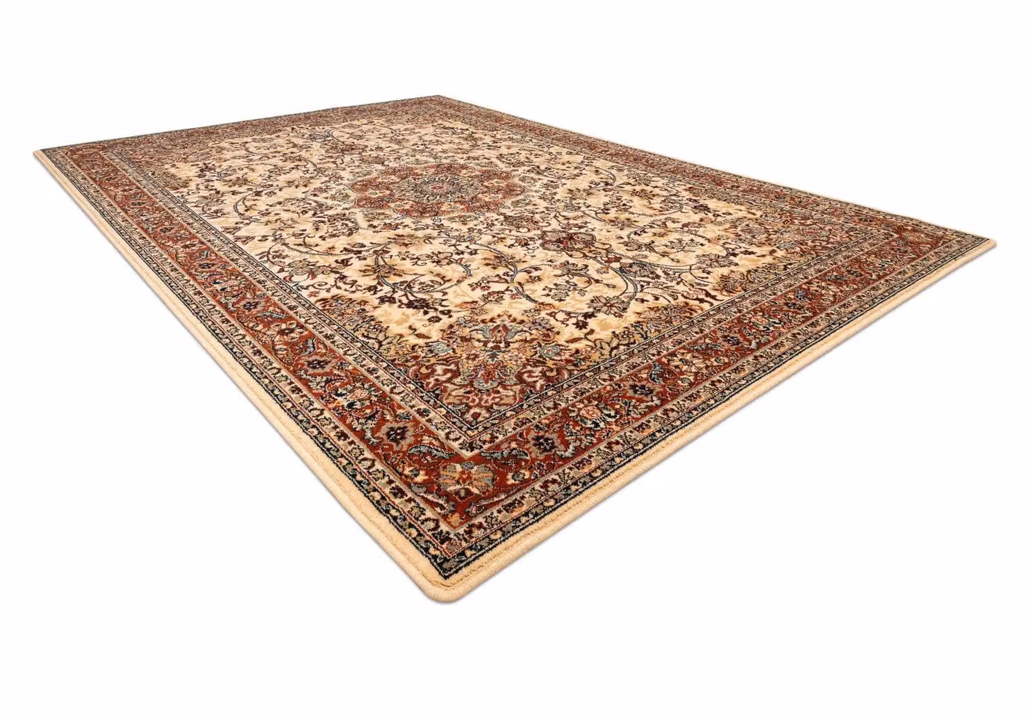 RugsX Polonia Wool Rug in Beige, W: 100 cm, D: 66 cm – 2