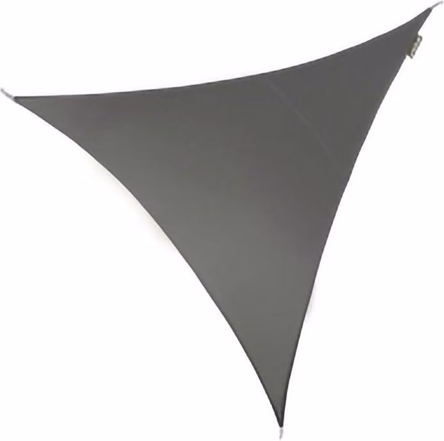 Primrose Triangle Water Resistant Patio Sun Shade in Dark Grey with 96.5% UV Block