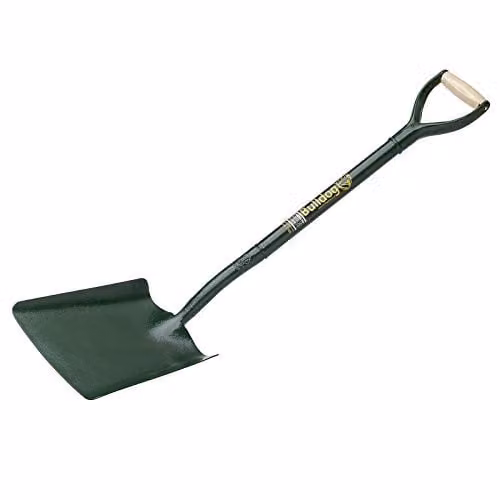 Bulldog All-Steel Square Shovel No.2 5SM2AM in Green – 1