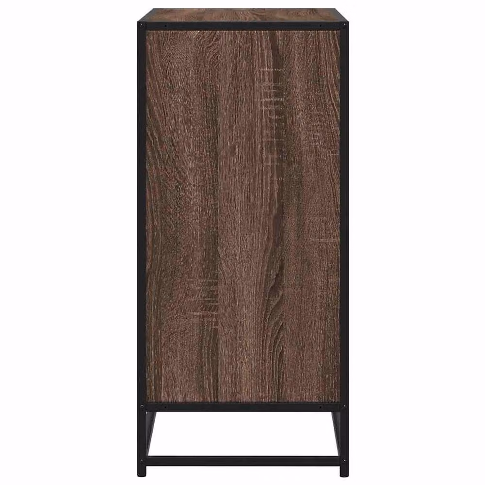 Berkfield Home Brown Oak Sideboard, W/D/H: 68 x 35 x 76 cm – 4