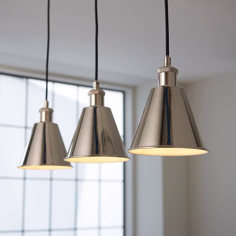 Netlighting Hal Ceiling Spotlight Bar in Silver with 3x E27 Sockets – 2
