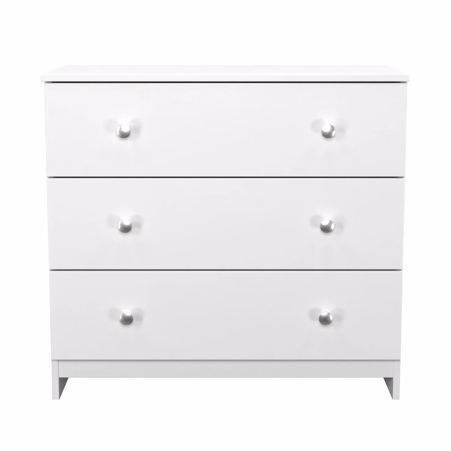 Ready Assembled 2 U Newlyn 3 Drawer Chest in White – 2